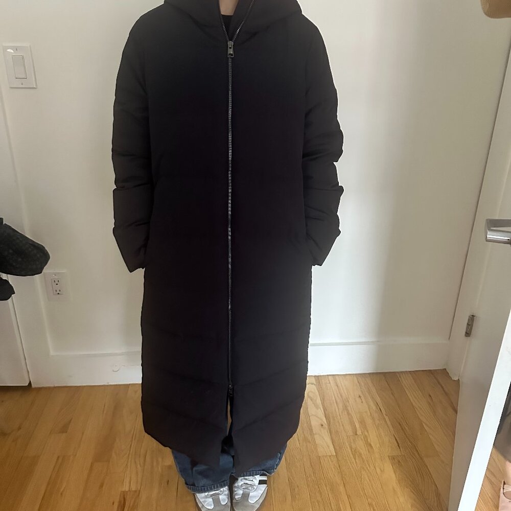 COS Navy Longline Down Puffer Coat | Women’s Size 8